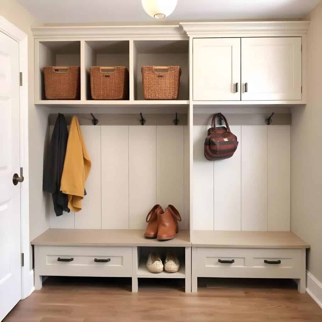 mudroom closet design
