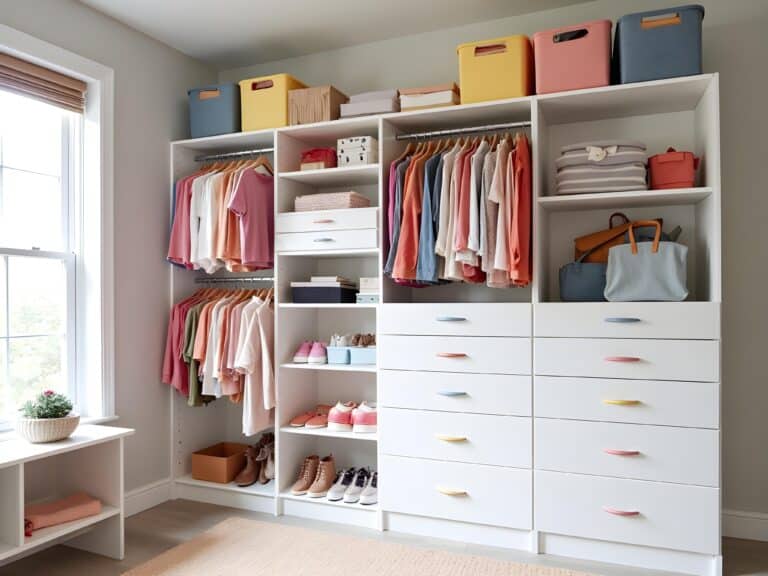 kids closet cabinet design