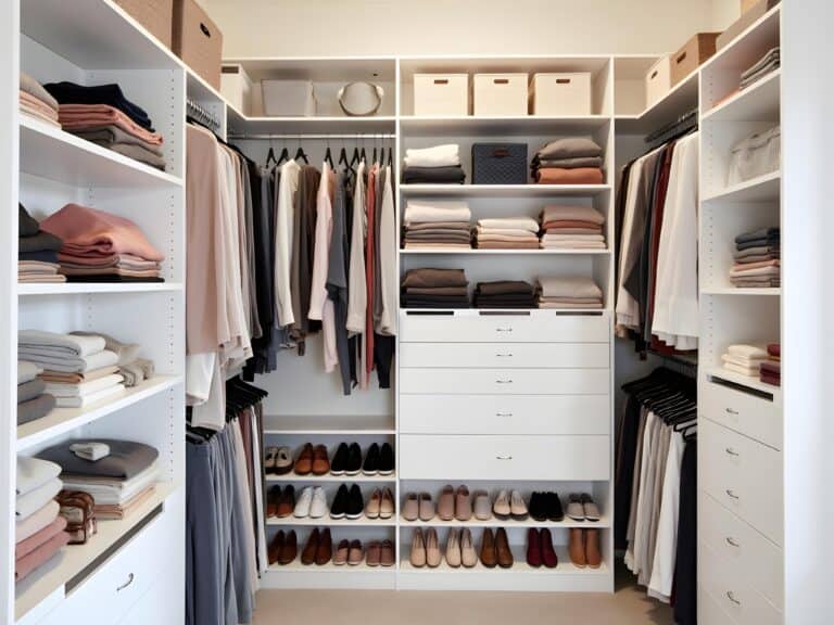 white closet design